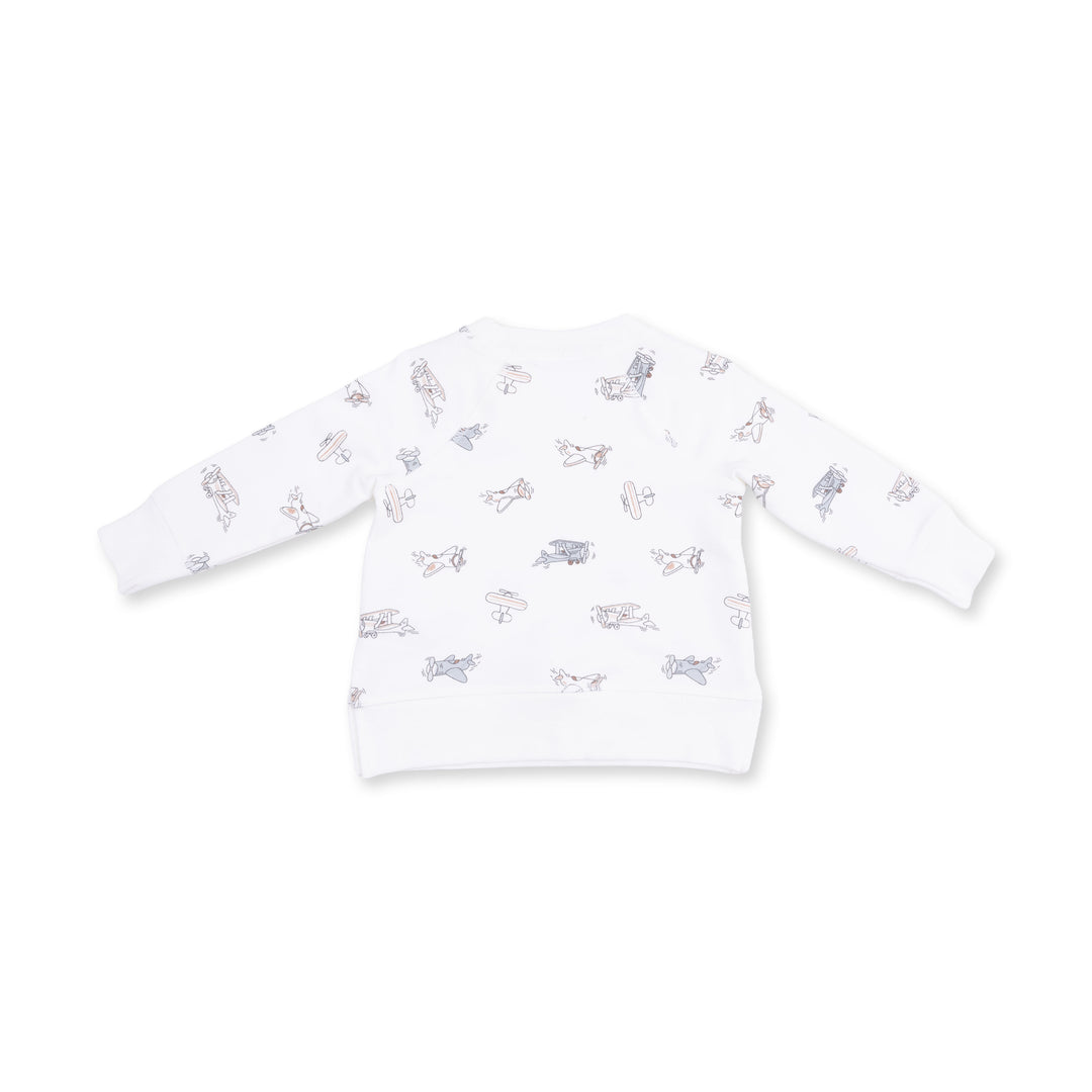 Raglan Sweatshirt- Vintage Airplane