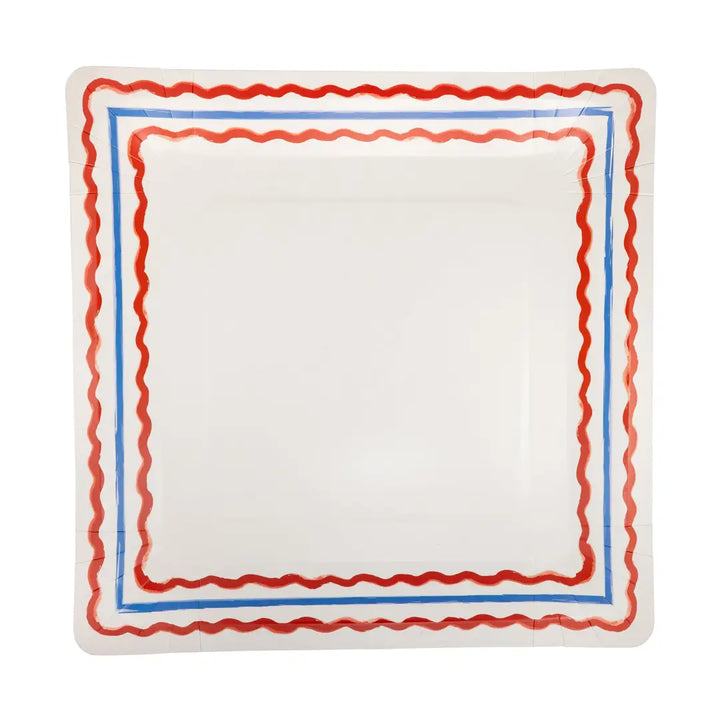 Border Paper Plate