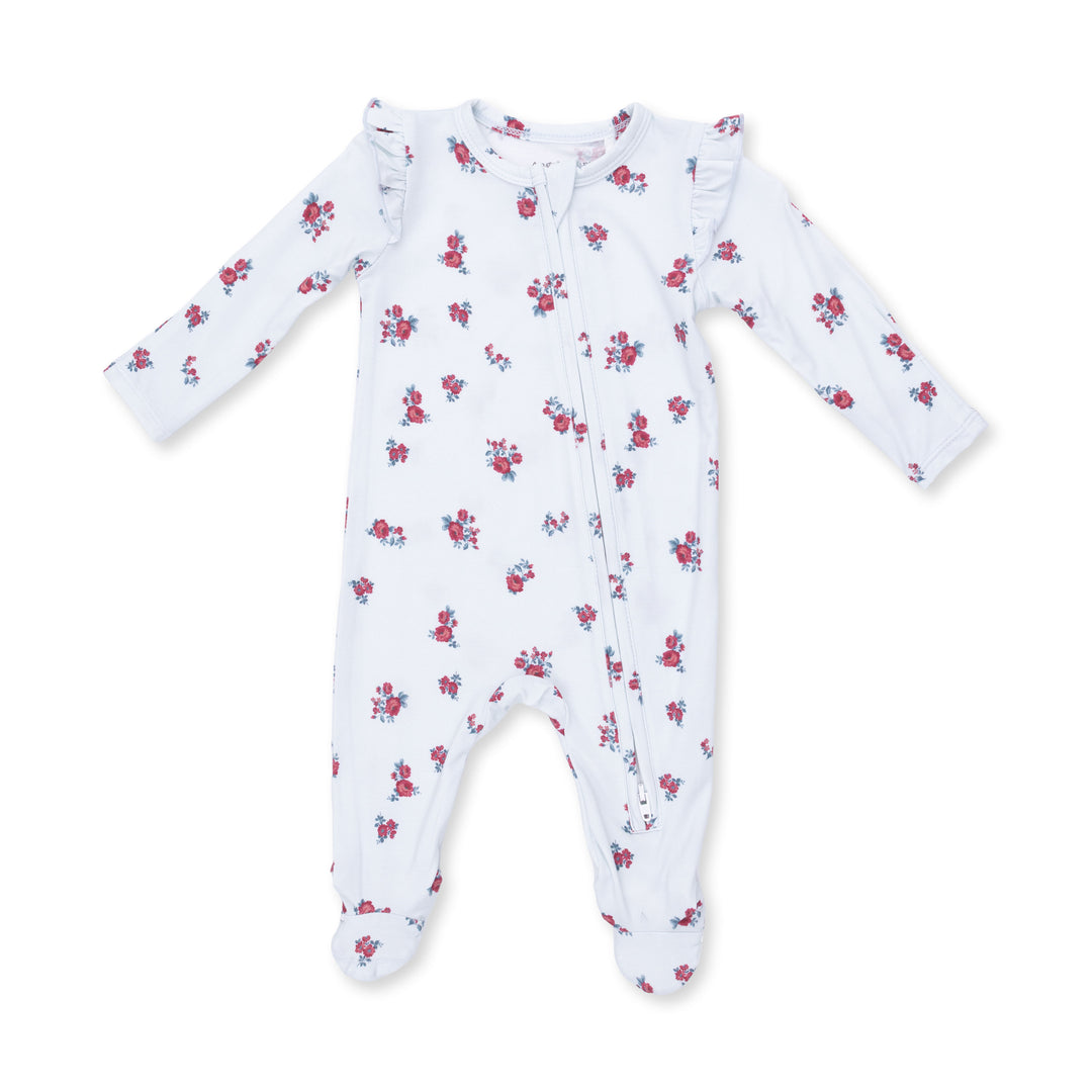 Smocked Romper- Rose Briar