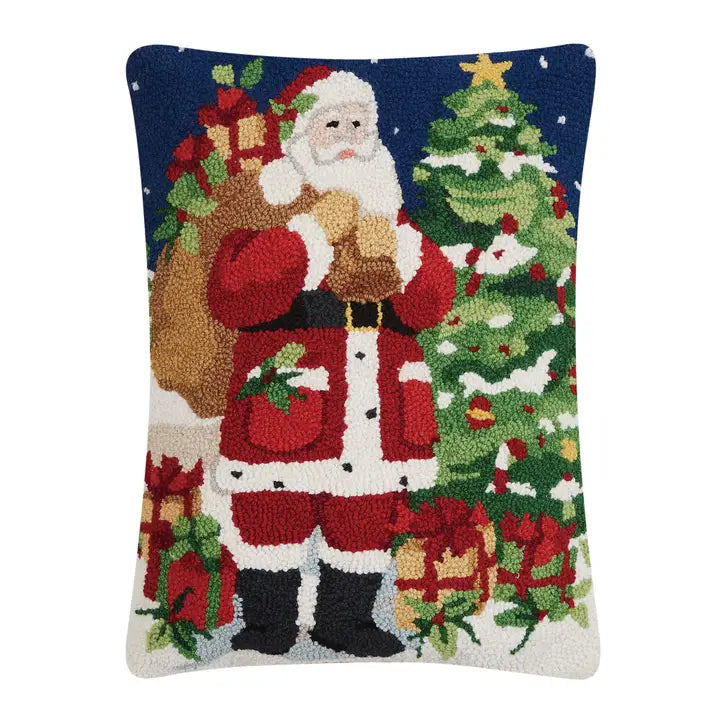 Christmas Morning Santa Pillow