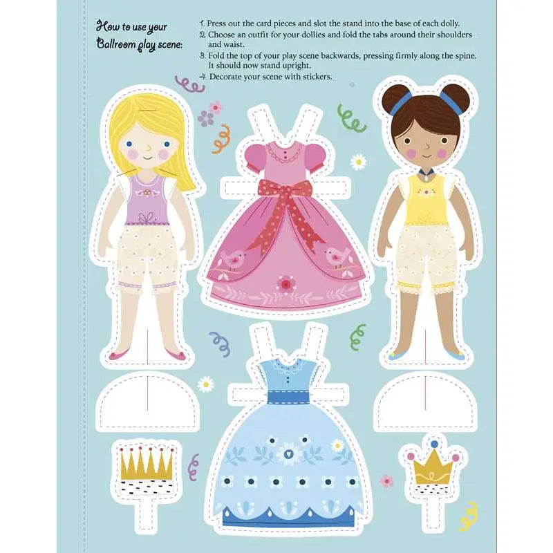 Princesses: Dress-Up Sticker Book