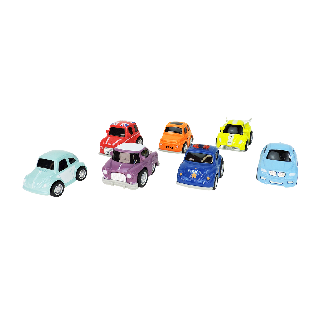 Alloy Alley Large Diecast Pull-Back Car-Building Block Box