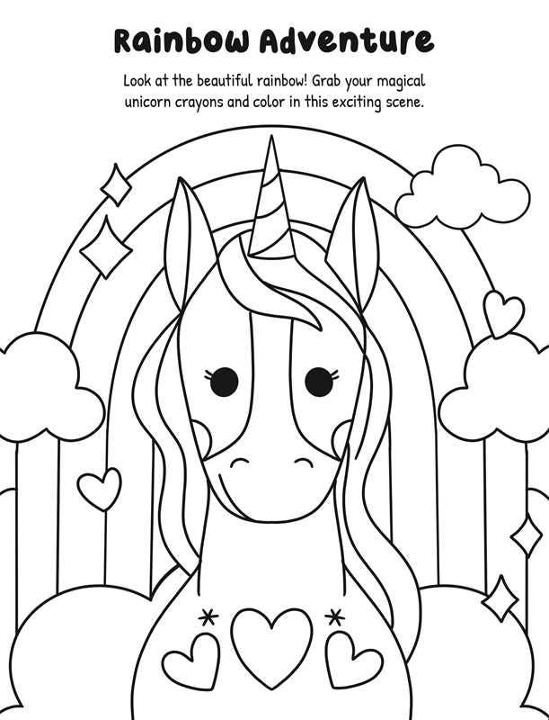 Magical Unicorns Coloring
