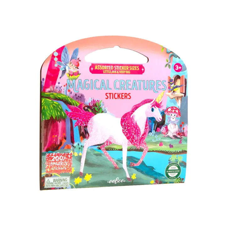 Magical Creature Shiny Sticker Book