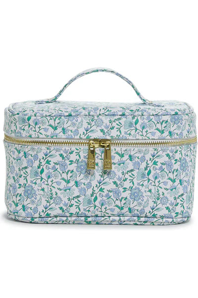 Luxe Hampton Floral Cosmetic Train Case