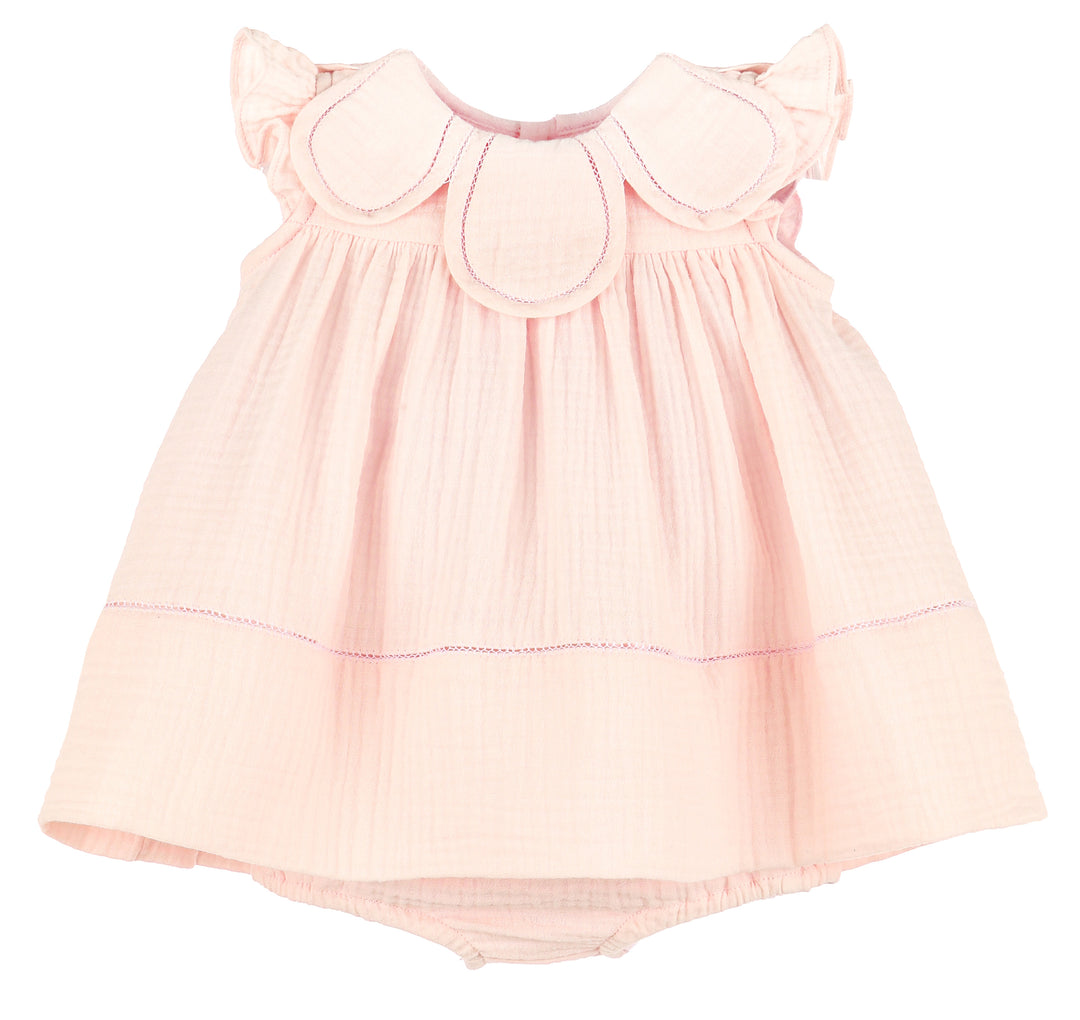 Cuddle Cotton Pink Petal Float Dress