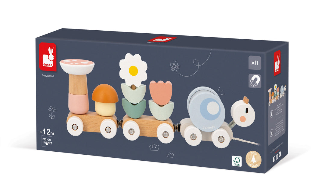 Sweet Cocoon Snail Pull-Along Stacker