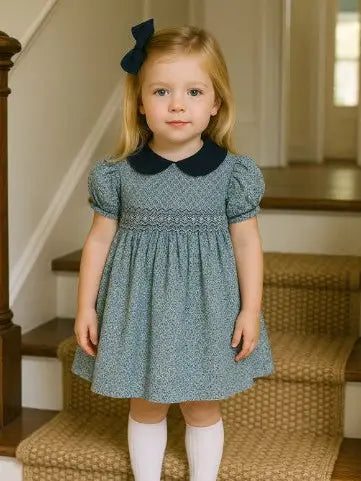 London Hand Smocked Dress