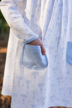 Lennon Dress- Blue Bows