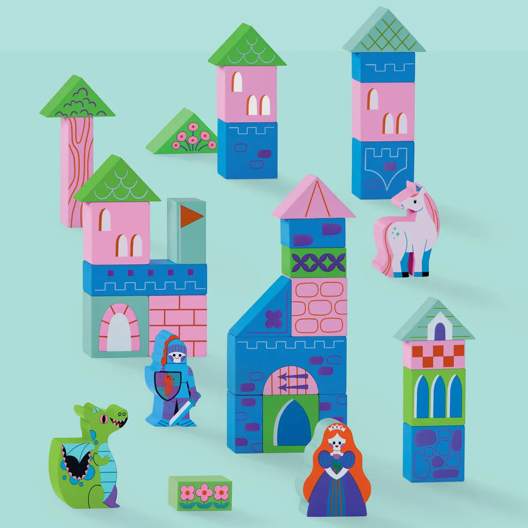 Build and Play Wood Blocks- Princess
