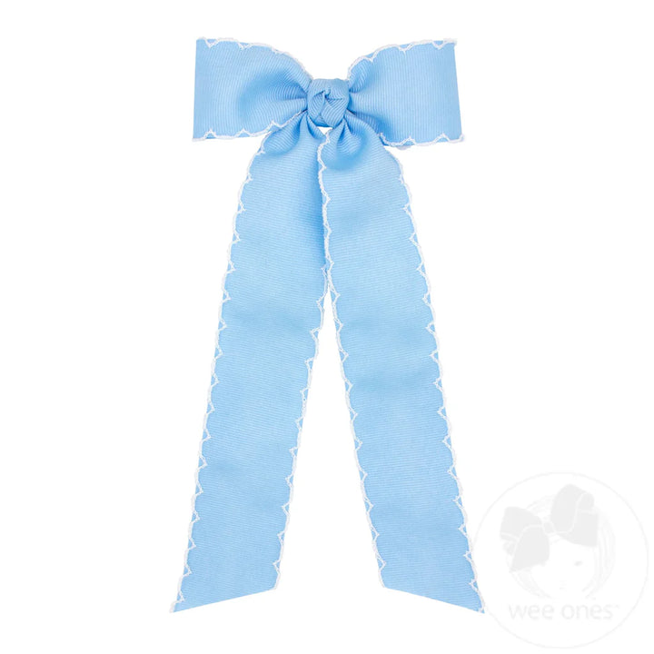 Medium Moonstitch Tails Hairbow- MULT colors