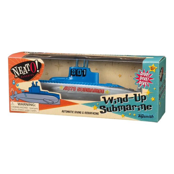 Wind Up Diving Submarine