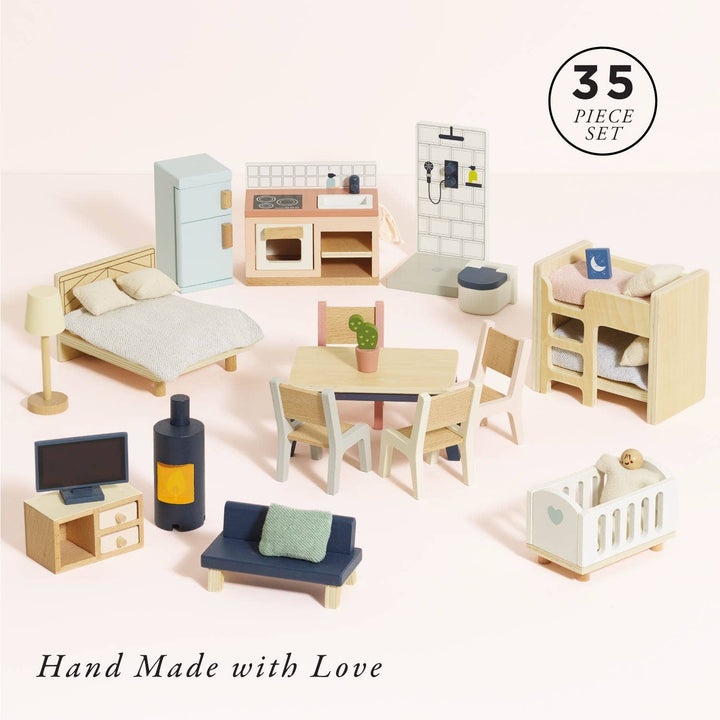 Complete Dolls House Furniture Set
