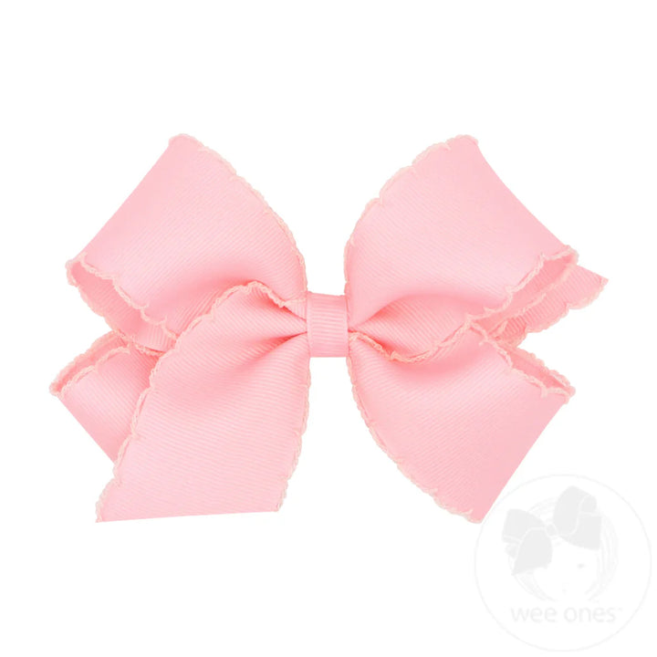 Wee Ones Moonstitch bow-  MULT COLORS