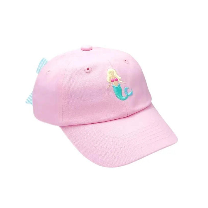 Toddler Embroidered Hat- Mermaid