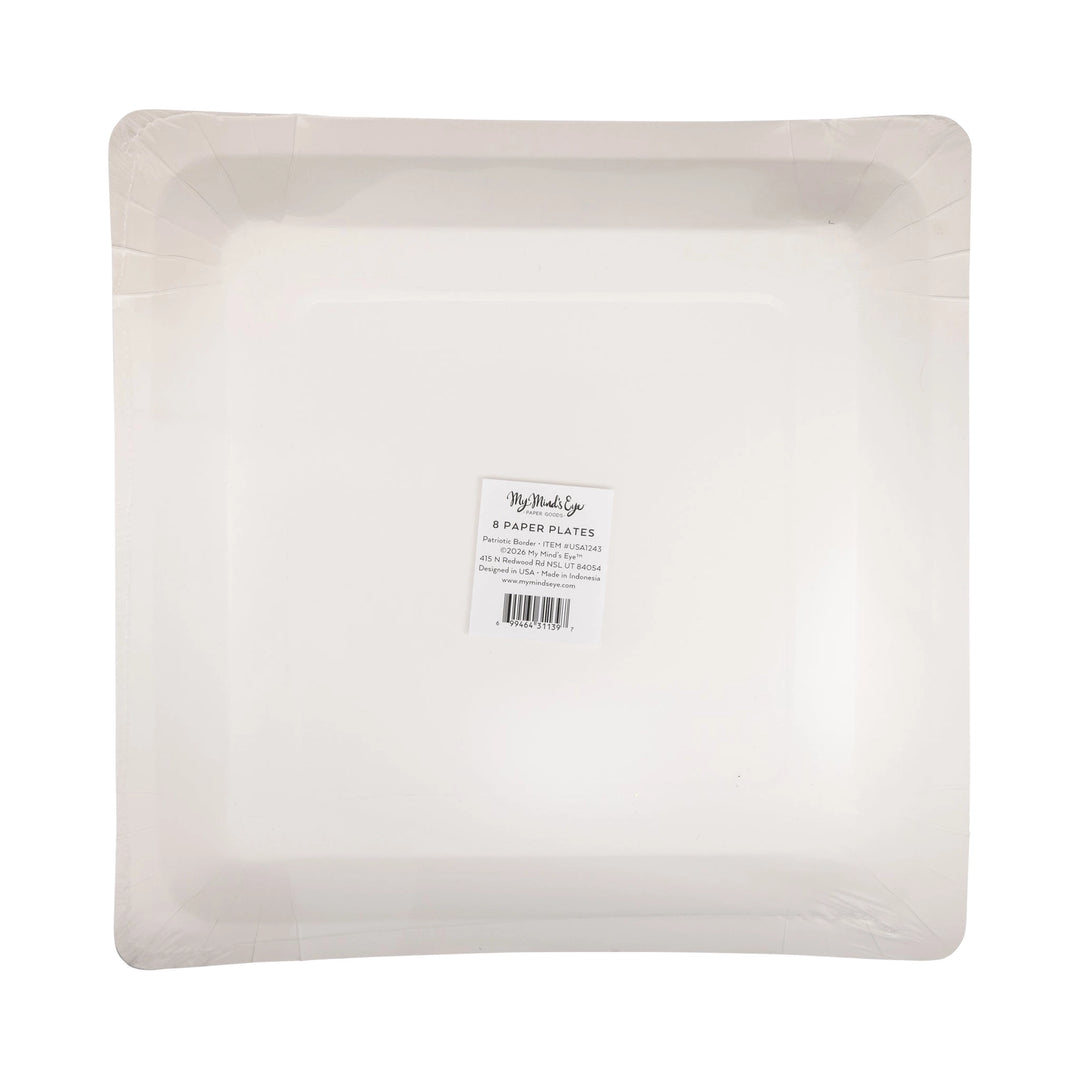 Border Paper Plate