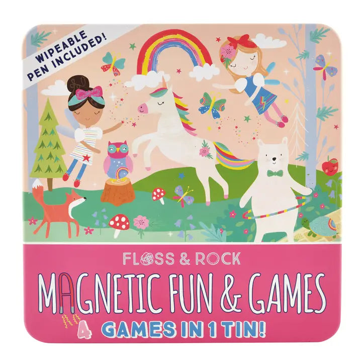 Rainbow Fairy Magnetic Fun and Games Compendium