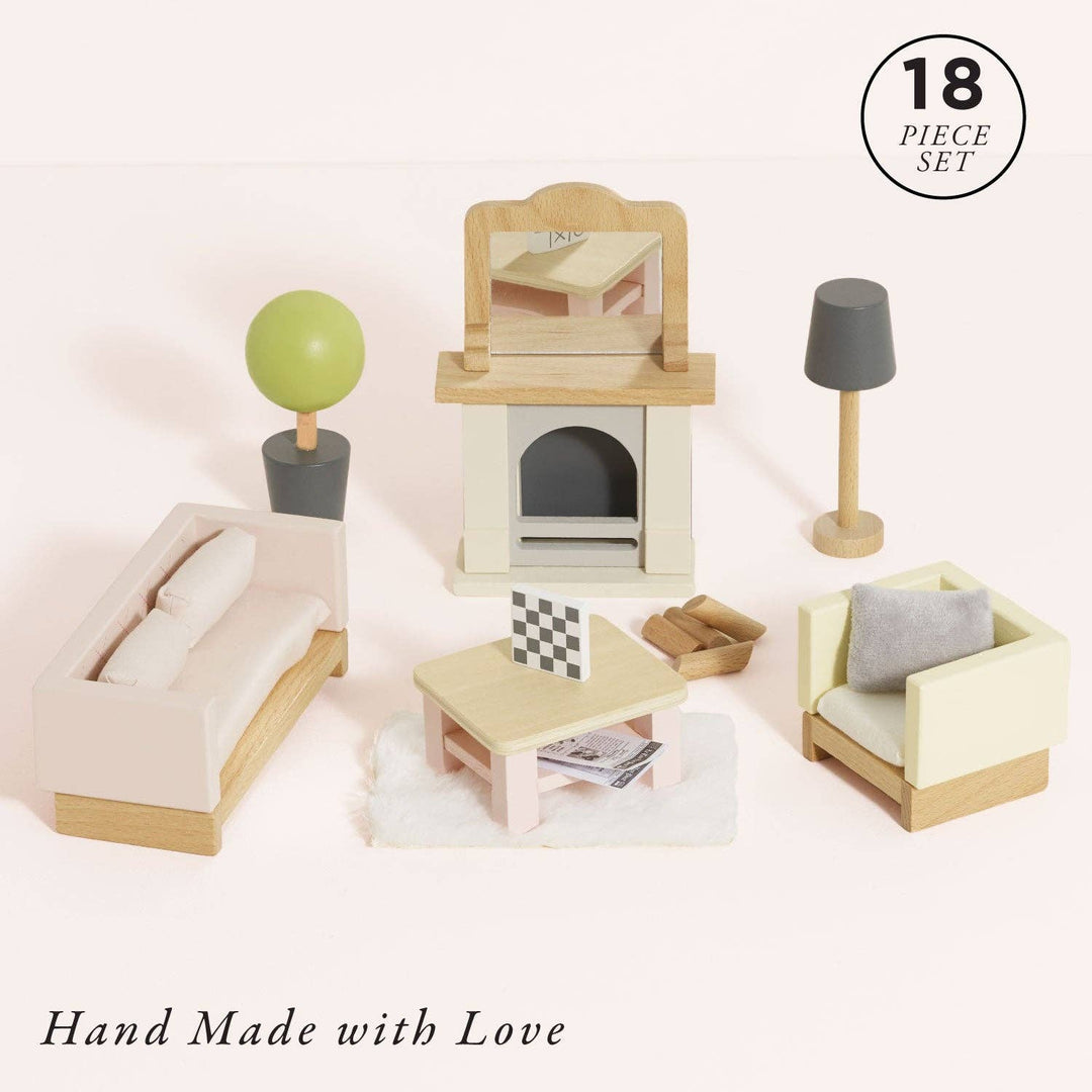 Dolls House Sitting Room Furniture Set