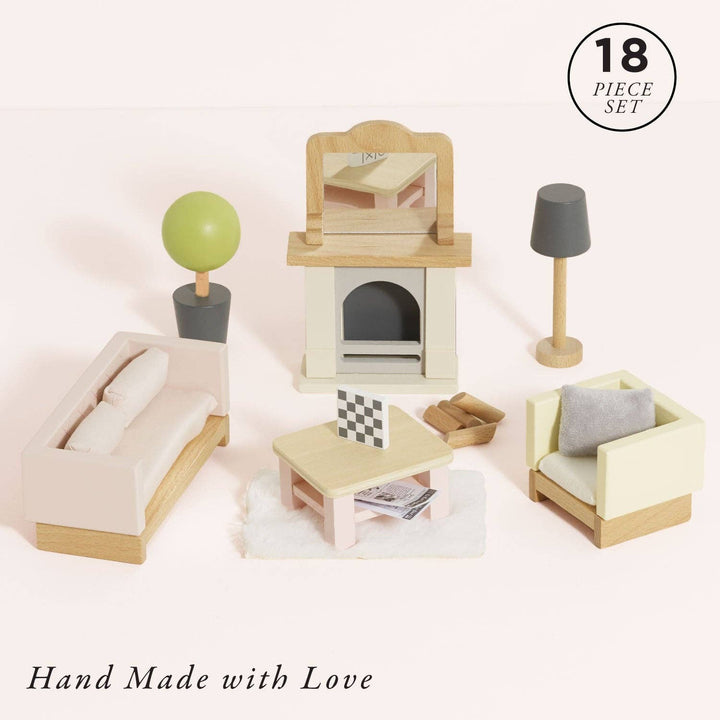 Dolls House Sitting Room Furniture Set