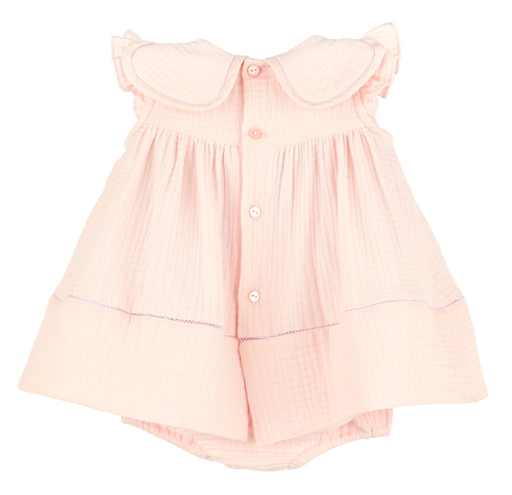 Cuddle Cotton Pink Petal Float Dress