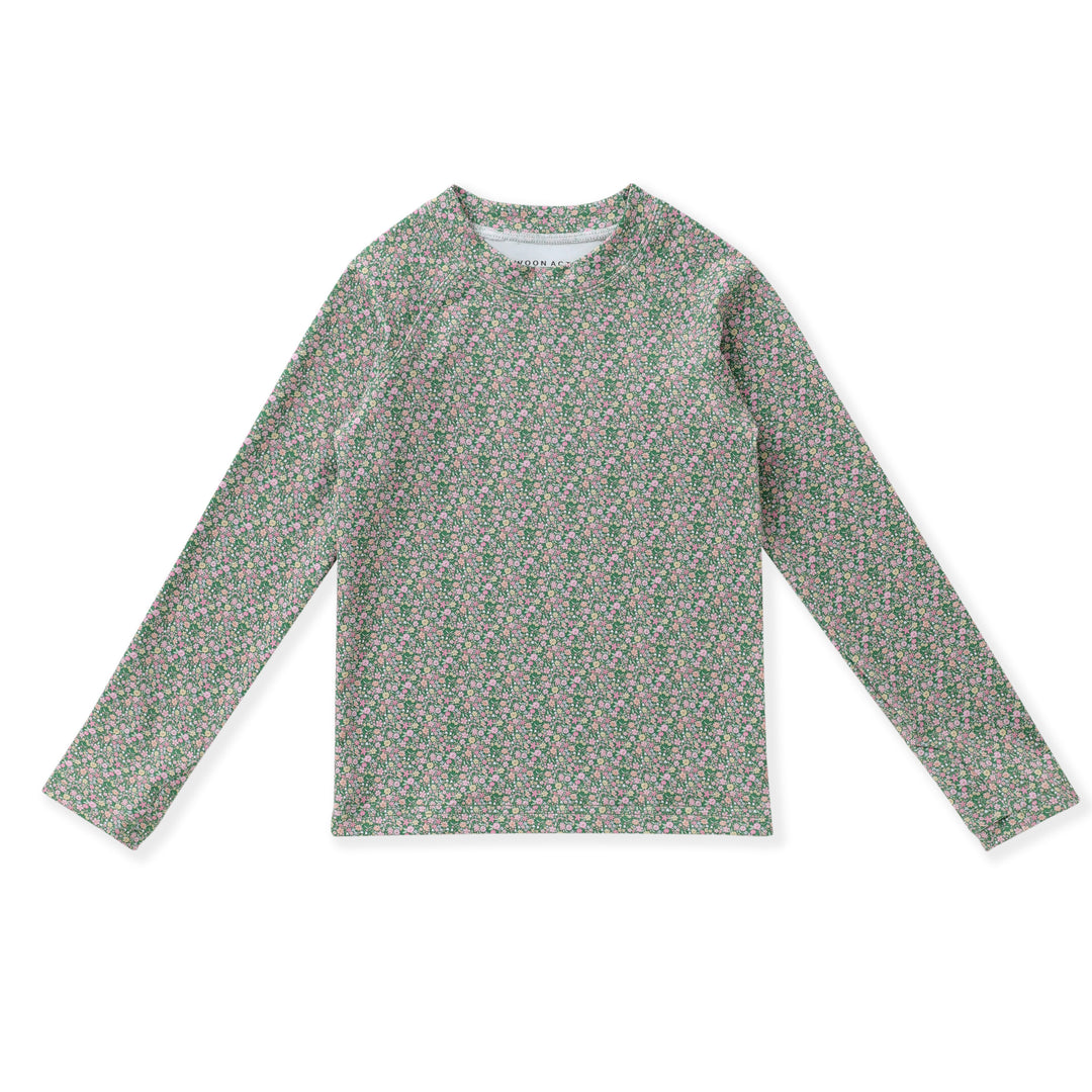 Olive Ditsy Floral Top
