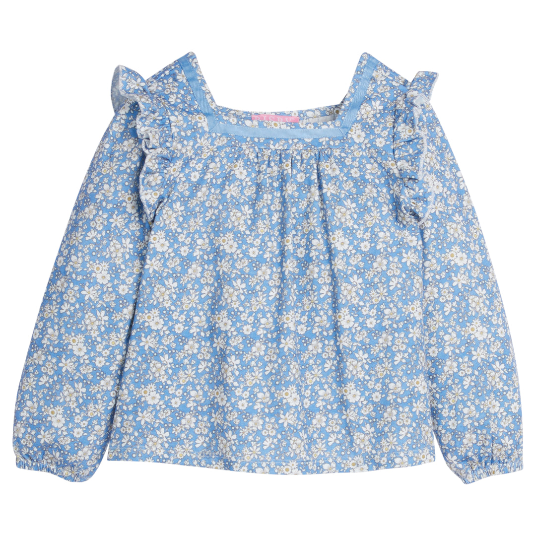 Adams Top- Roland Floral Blue