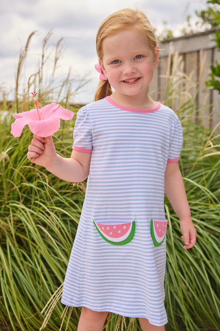 Applique Pocket T-Shirt Dress