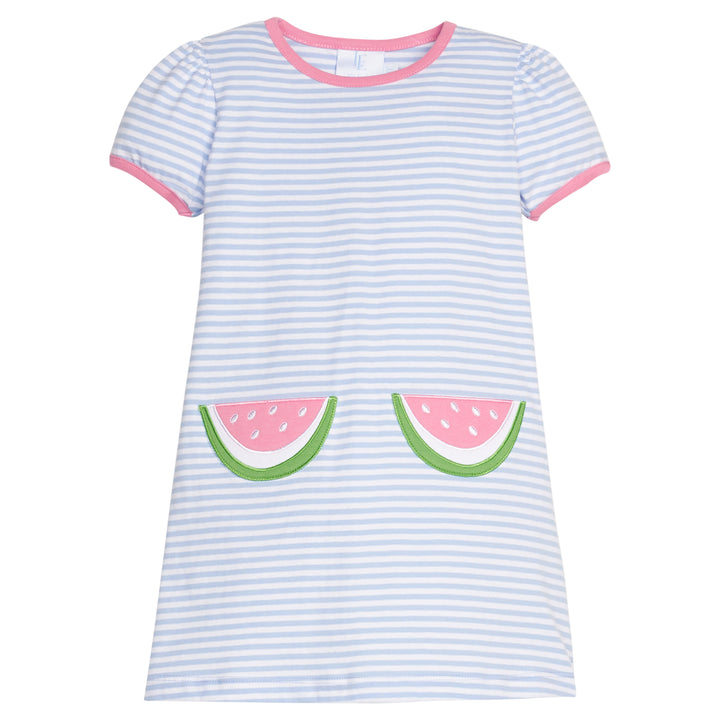 Applique Pocket T-Shirt Dress