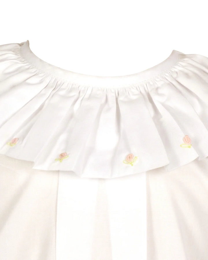 Ava Newborn Daygown- White