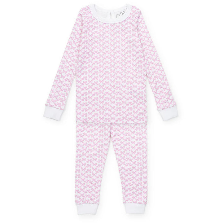 Ava Pajama Set- Pretty Pink Bows