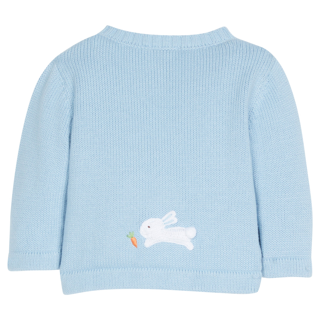 Crochet Sweater- Blue Bunny