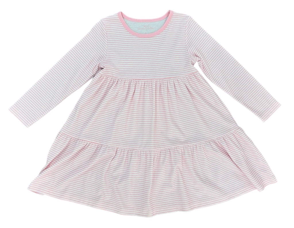 brynn knit dress Dress- Light Pink Stripe – The Orange Iris SummerGifting