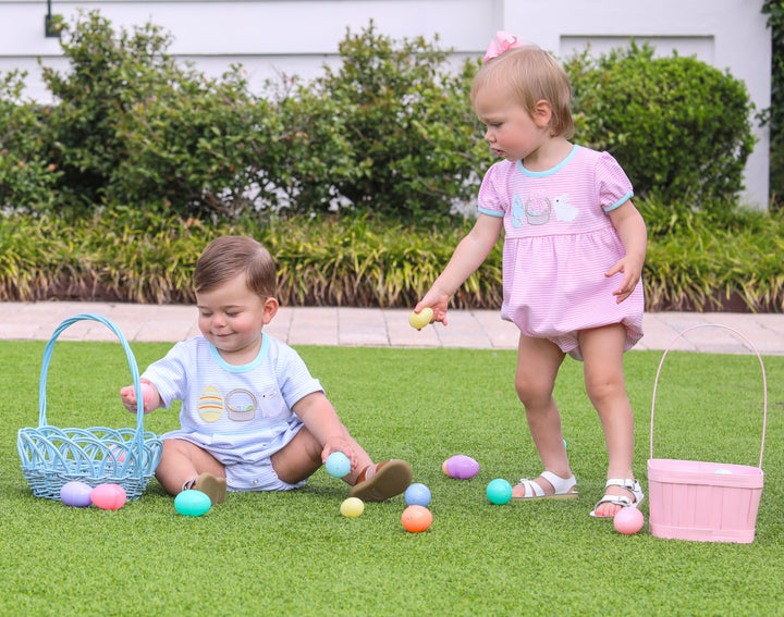 Bunnies and Baskets Pink Bubble