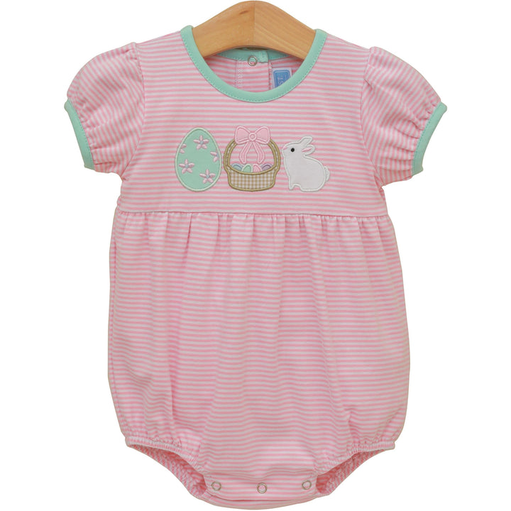 Bunnies and Baskets Pink Bubble