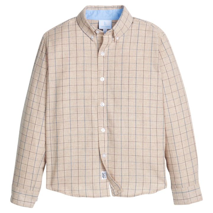 Button Down Shirt- Durham Windowpane