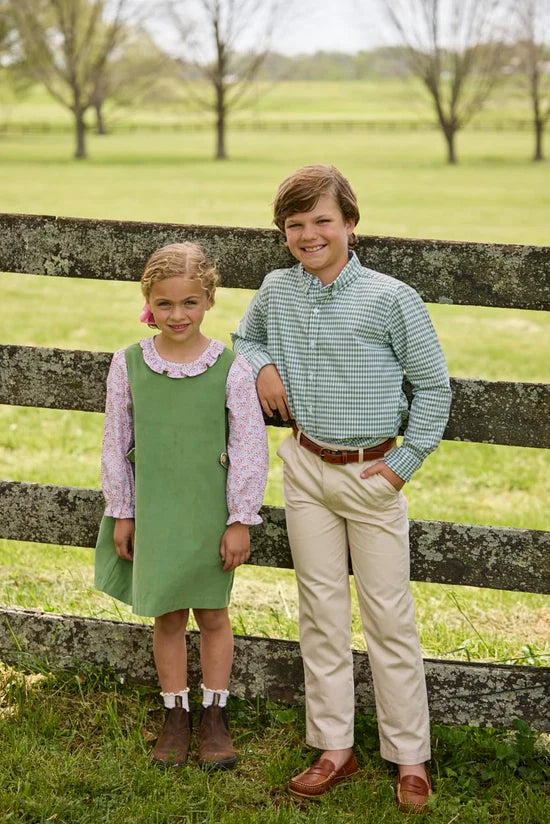 Button Down Shirt- Watercress Gingham