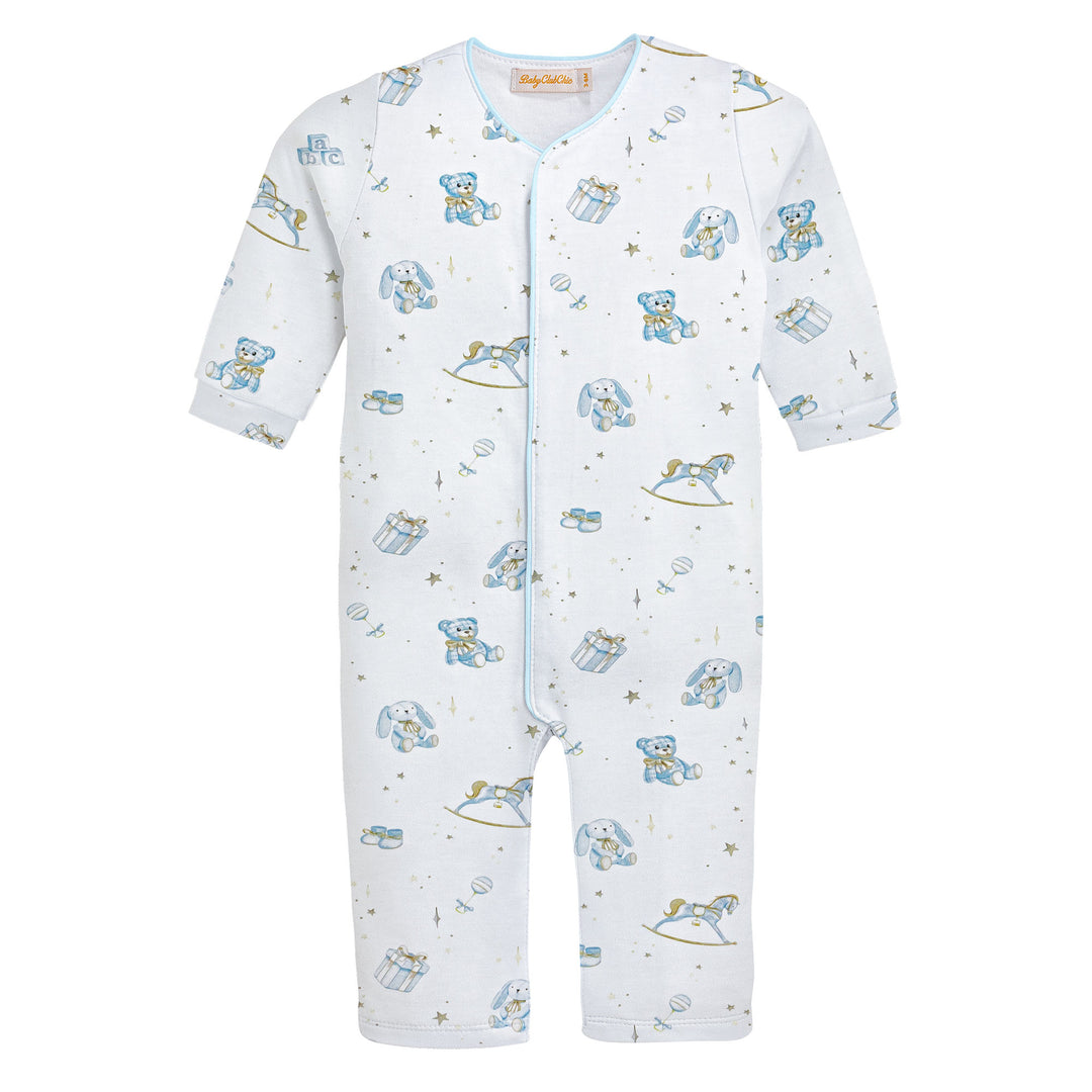 Baby toys blue romper