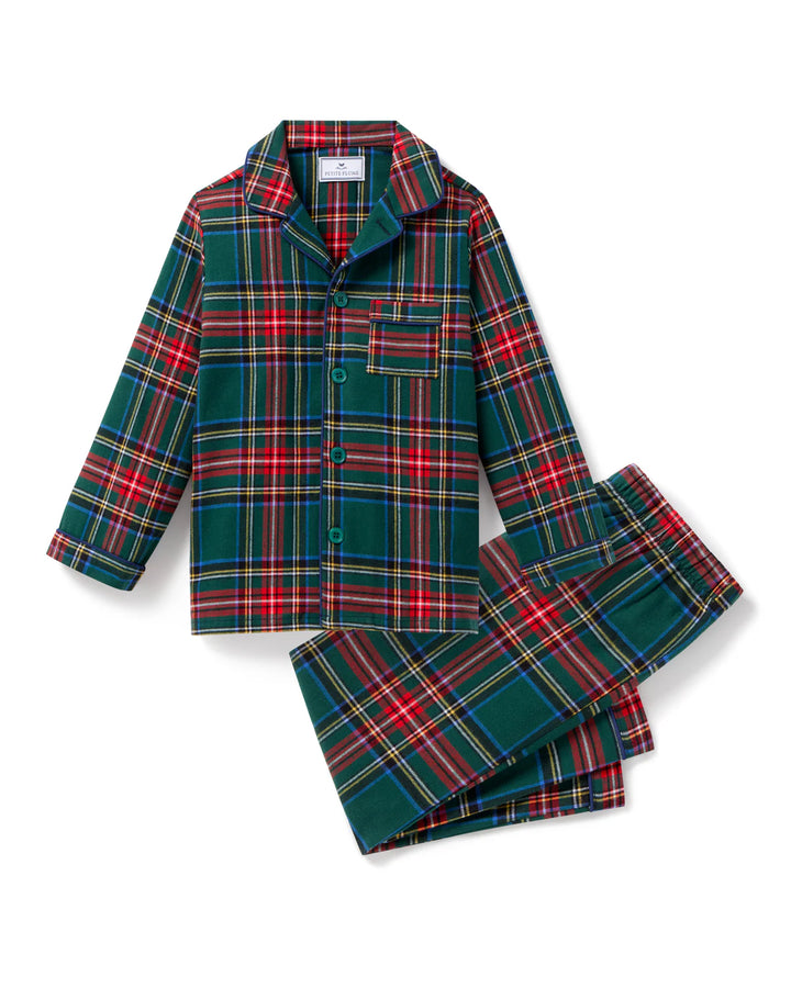 Brushed Twill Pajamas- Kensington Tartan