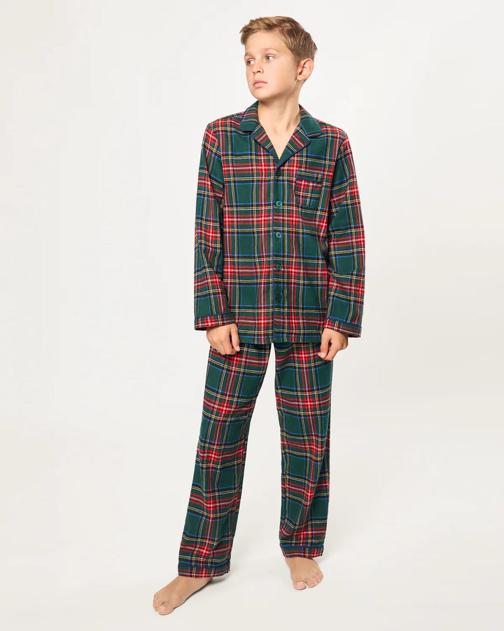 Brushed Twill Pajamas- Kensington Tartan
