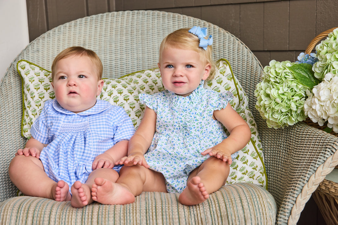 Chest Smocked Bubble- Mayfair Gingham