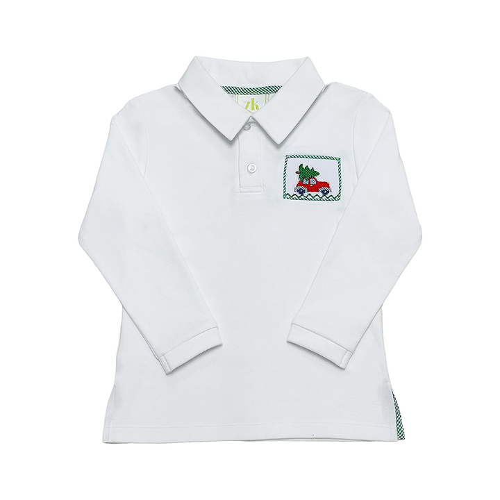 Christmas Smocked Polo Set