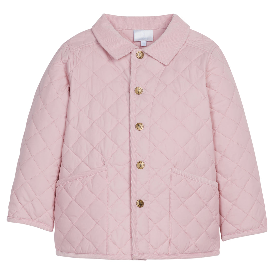 Classic Quilted Jacket- Light Pink