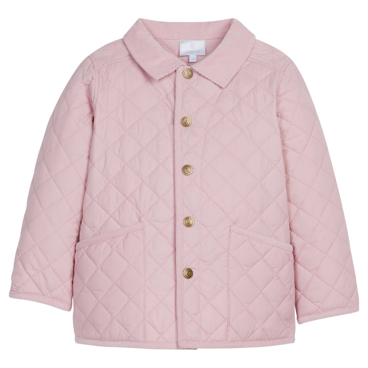 Classic Quilted Jacket- Light Pink