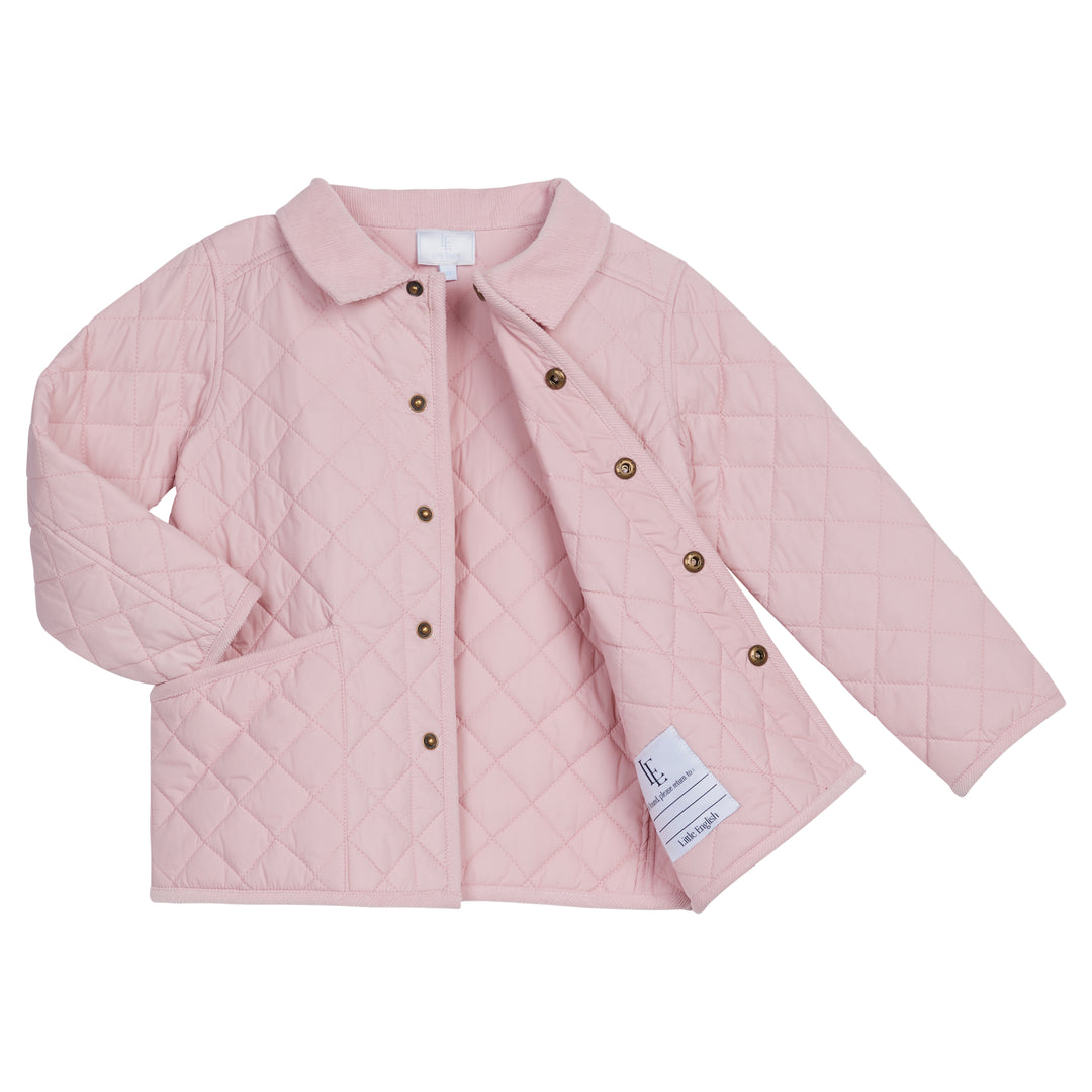 Classic Quilted Jacket- Light Pink
