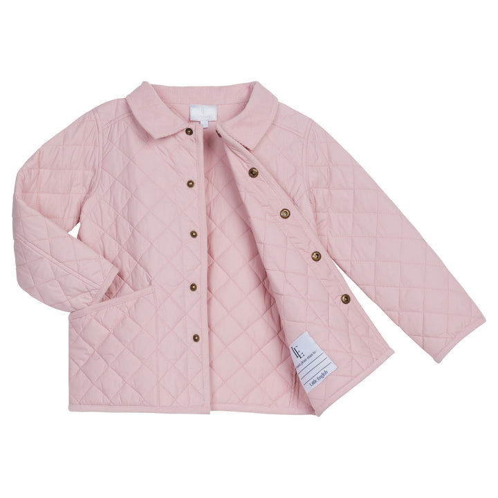Classic Quilted Jacket- Light Pink
