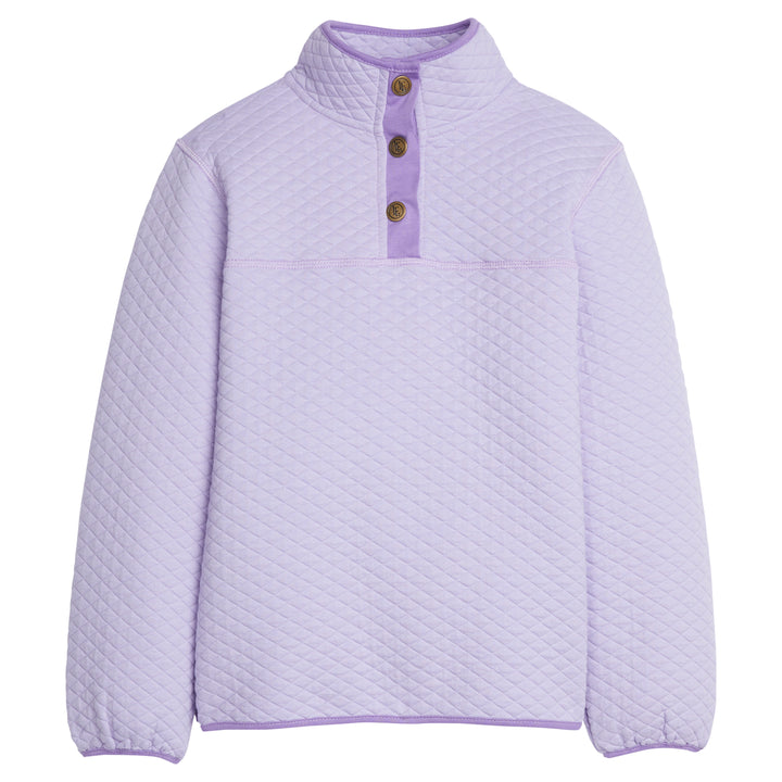 Classic Quilted Pullover- Lavender/Lilac