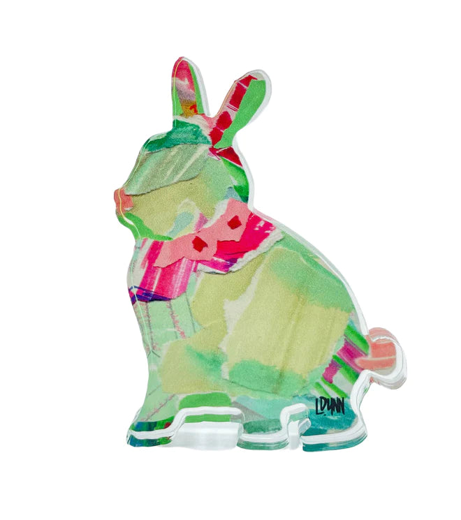 Acrylic Bunny- Green