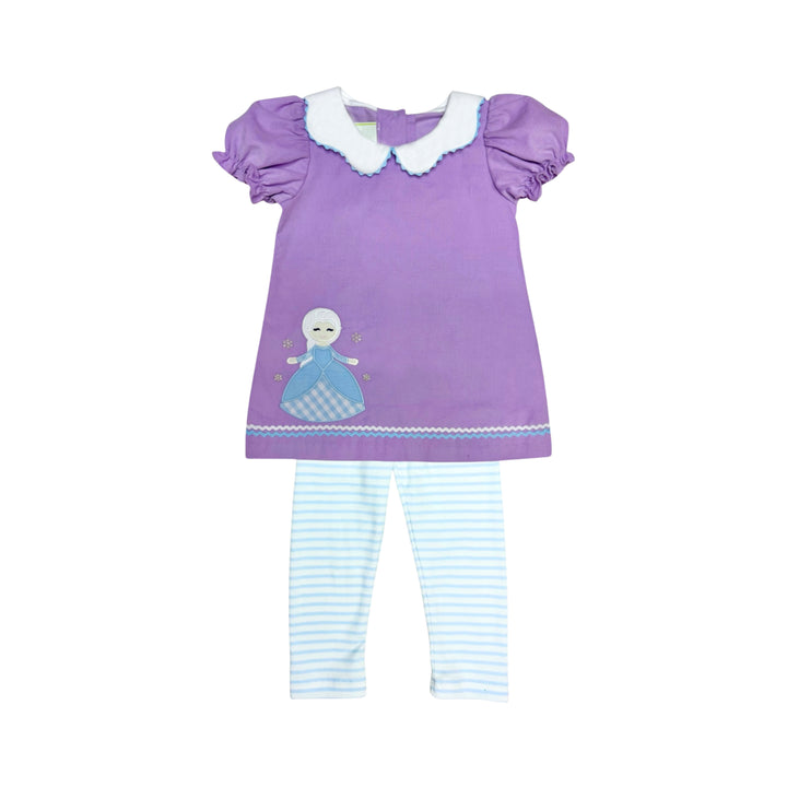 Ice Queen Lavender Cord Legging Set
