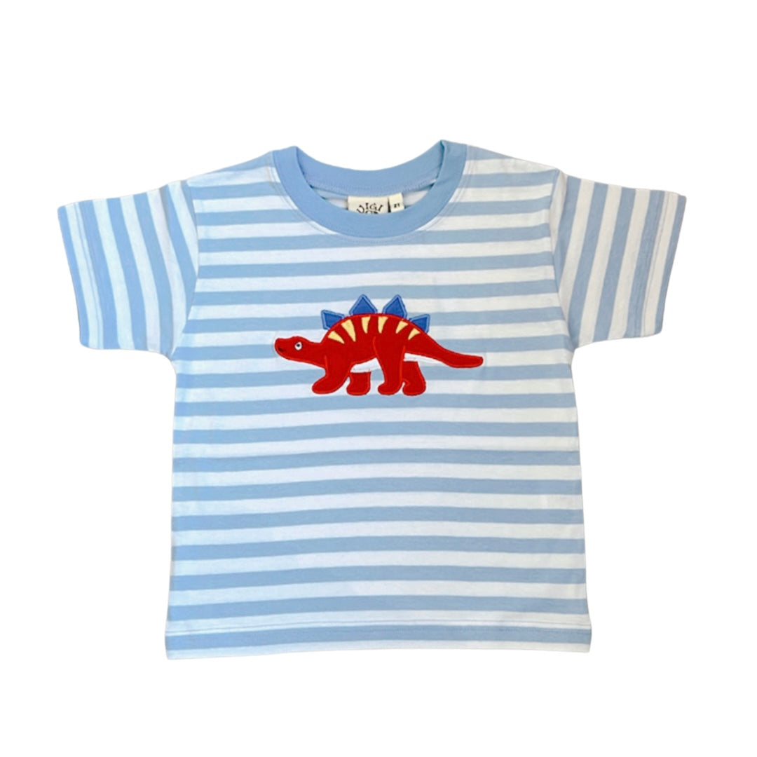 Knit Tee Shirt- Dinosaur