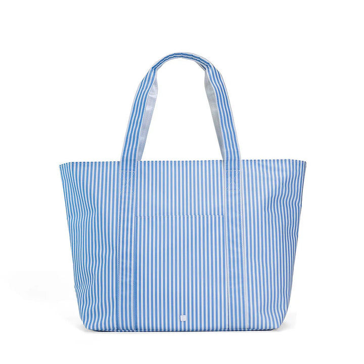 Jumbo Tote- Pimlico Stripe Chambray